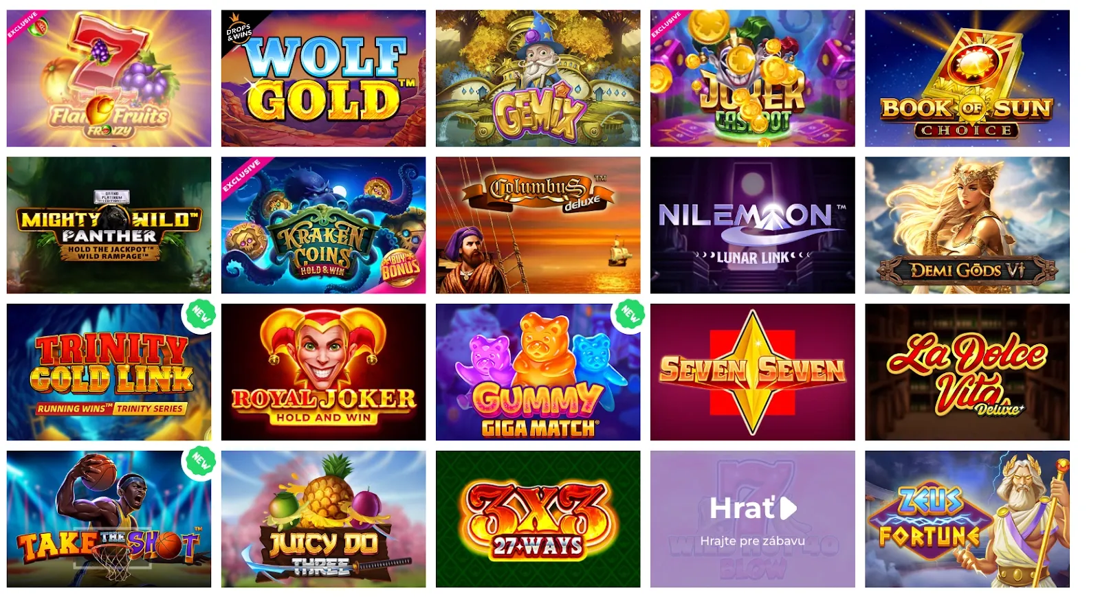 Online hracie automaty v AlfCasino